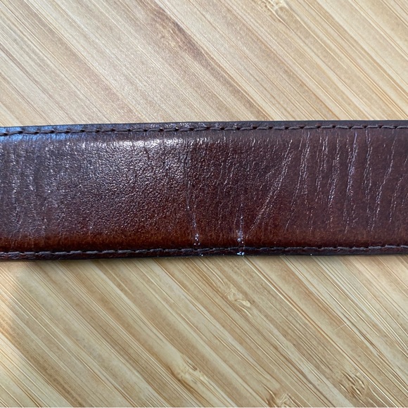 Campaign Top Grade Cowhide Dark Brown Leather Belt. Sz: 34" - Picture 5 of 7
